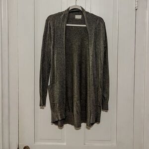 Grey Long Cardigan